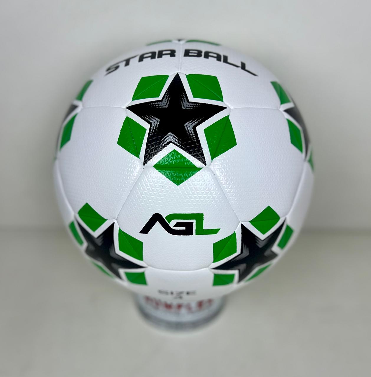Ballon de match de football hybride Vert
